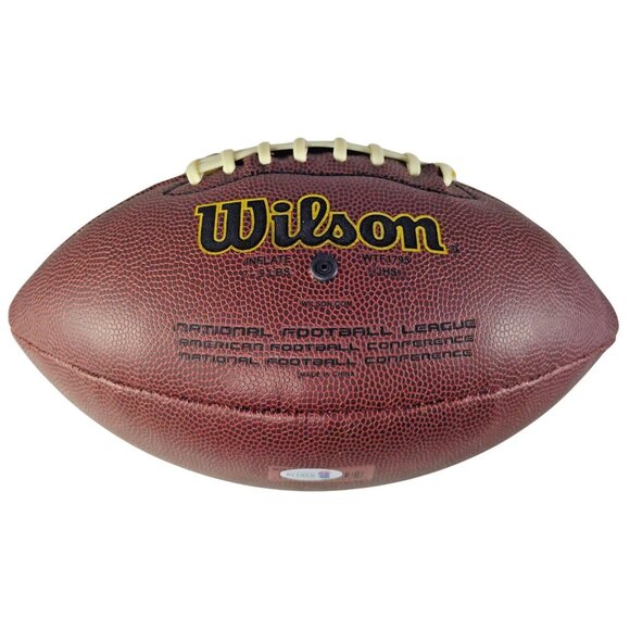 Pittsburgh Steelers Larry Foote Signed Football - Picture 7 of 8